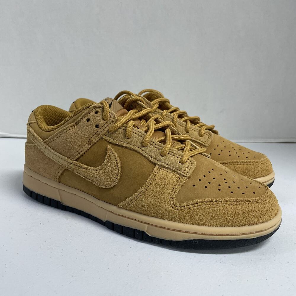 Nike Dunk Low Wheat IB6651 700 Size 7 Men Size 8.5 Women Brown Suede Sneaker